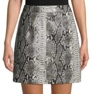 Dynamite size xs Black and White Snake Print Pencil Mini Rock star Skirt
